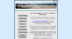 Desktop Screenshot of ferienwohnung-heiligenhafen-nordmann.de